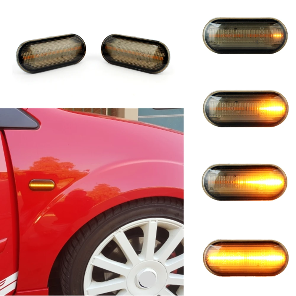 

A Pair of Led Dynamic Side Marker Turn Signal Light Sequential Blinker Light For Seat Alhambra 2001 2002 2003 2004 2005-2010