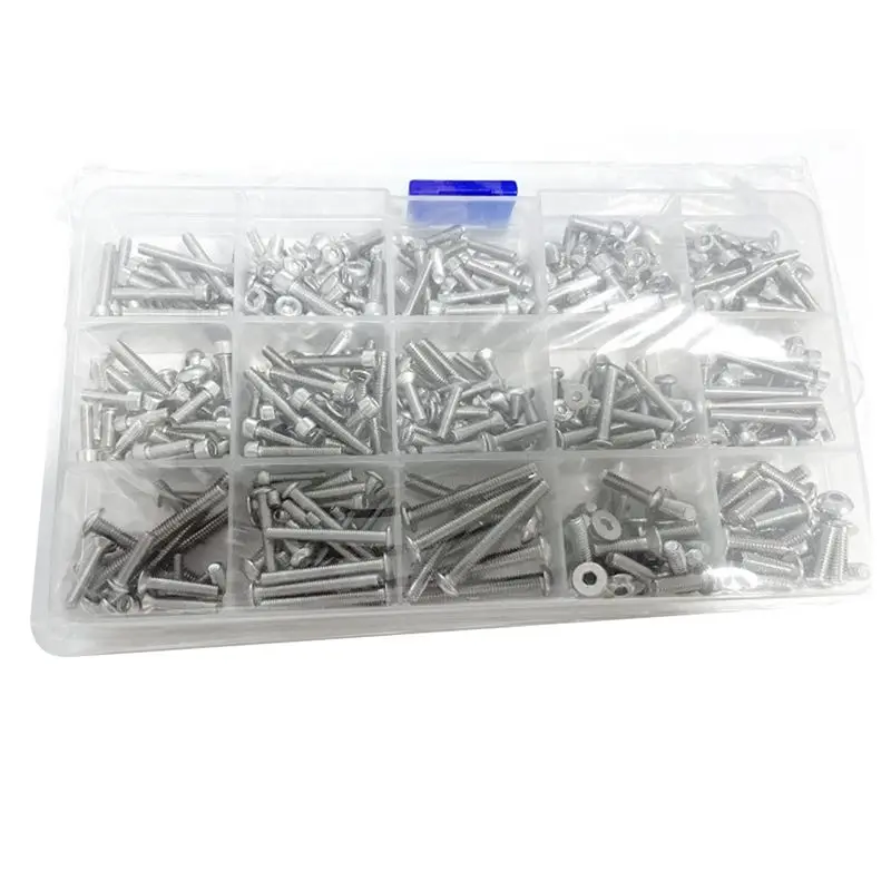 Détail des vis en acier inoxydable du kit de réparation pour TRAXXAS X-MAXX 1/5