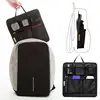 Backpack Insert Storage Bags Travel Organizer Nylon Bag Insert Cosmetic Bag Multi-Pockets Student Backpack Liner Bags Accessorie 4