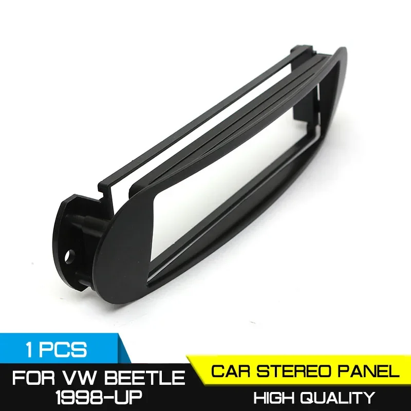 자동차 스테레오 패널 플레이트, 대시 보드 자동차 라디오 근막, VW 비틀 1998-2000 2001 2002 2003 2004-2008, 1 DIN