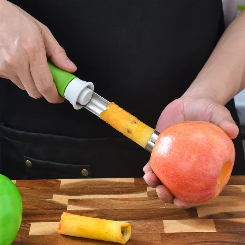 Vide-fruits en acier inoxydable, dattes rouges, pomme, poire, dissolvant de noyau de graines, couteau trancheur, outils pour fruits et légumes – acheter aux petits prix dans la boutique en ligne