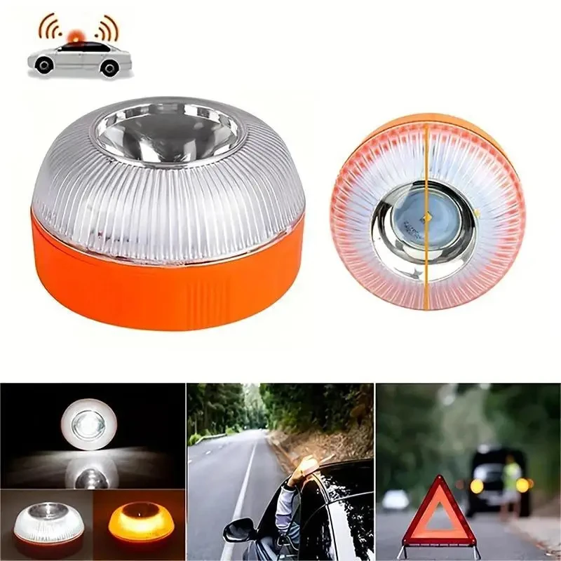 LED Emergency Light Led Car Emergency Light Flashlight Magnetic Induction Strobe Road Accident Lamp Beacon Safety Accessory