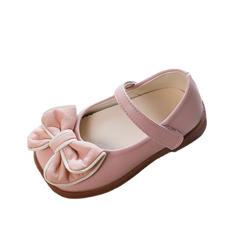 kids leather shoes Spring soft sole Fashion princess Bow knot girls mary janes-leather shoes,mary jane shoes,girls shoes,girls flats