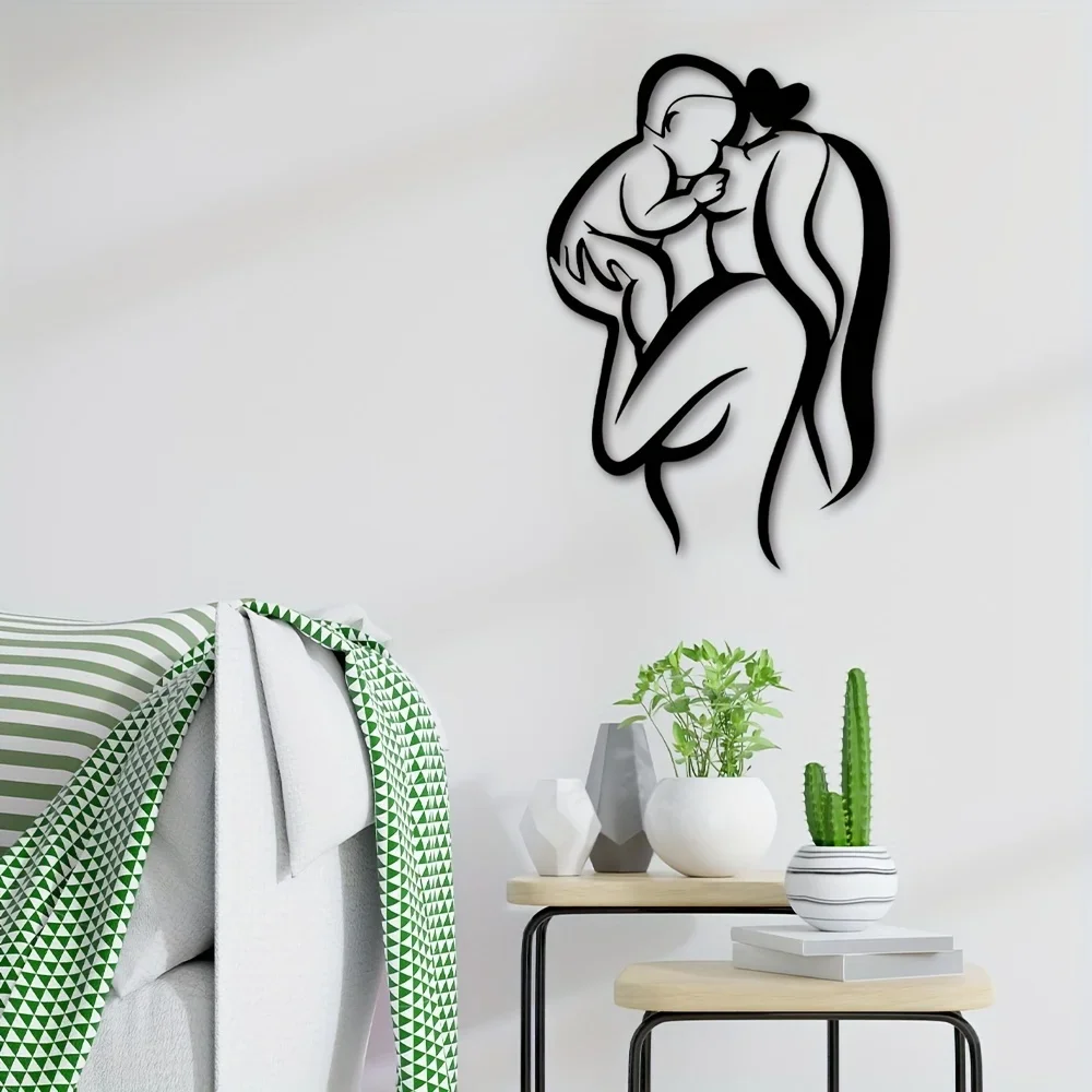 

Mother & Child Mother Wall Art, Love And Mother's Day Wall Decor Metal Wall Hanging Decoration , Holiday Accessory, Room Decor