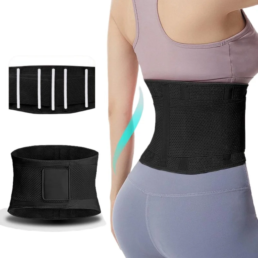 Breathable Lumbar Support Belt, Lower Back Support for Men and Women, Waist for Lower Back Pain, Sciatica Pain Relief