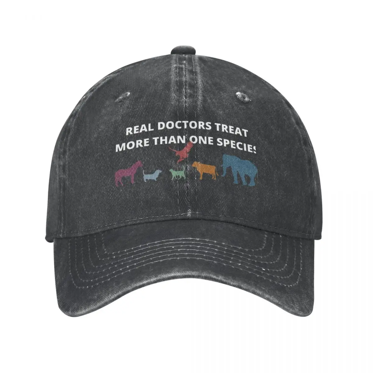 

Real doctors treat more than one species-Veterinarian Cap Cowboy Hat fur hat cap Golf wear designer hat cap men's Women's