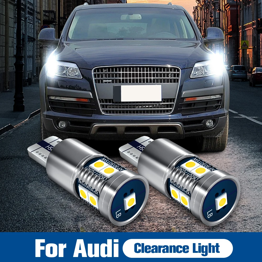 2pcs LED Clearance Light Bulb Parking Lamp W5W T10 2825 Canbus For Audi A2 A3 8L 8P 8V A4 B5 B6 B7 A5 A6 C5 C6 C7 A8 D2 Q7 TT |