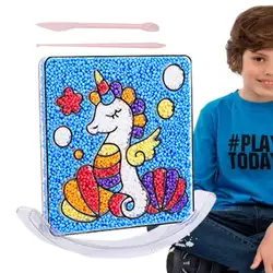 Kids Painting Toy Drawing Toy Mud Filling Children Painting Craft Activities Kit Safe Educational For Birthday Gifts DIY Art