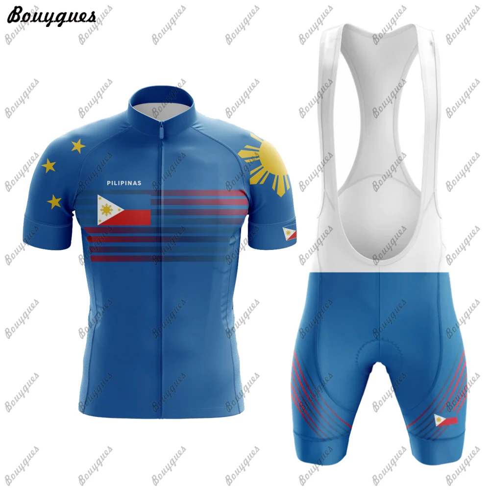 Cycling Jersey Set Men Short Sleeve Cycling Wear MTB Bike Suit Bib Shorts