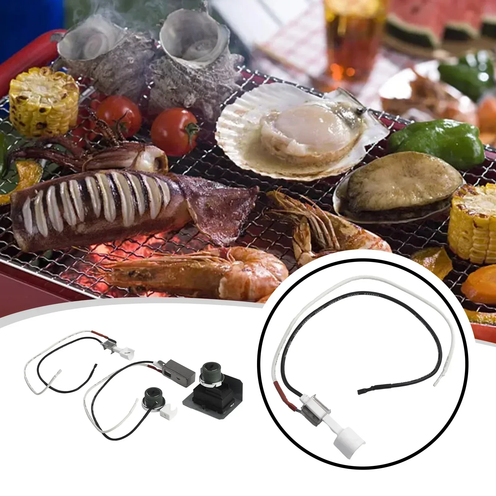 Ignitor Kit Upgrade Your For Weber Grill Replace the Ignitor with this Superior Kit 67726 1819 51 & 1836 32