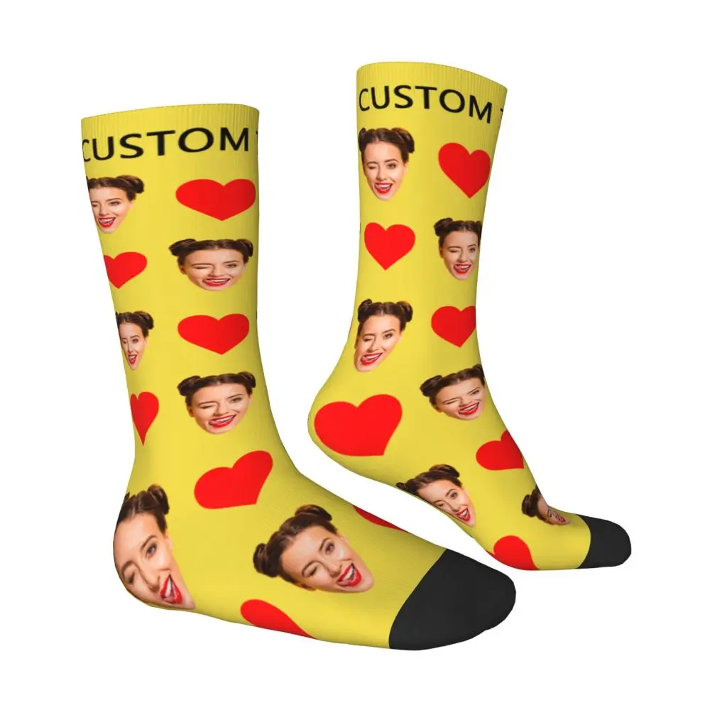 Personal Custom Avatar Printed Socks Cozy Sport Middle Tube Socks Cotton for Unisex Birthday Present 28 Sd95c09dcb2e94884a73783a9a4de8e38N