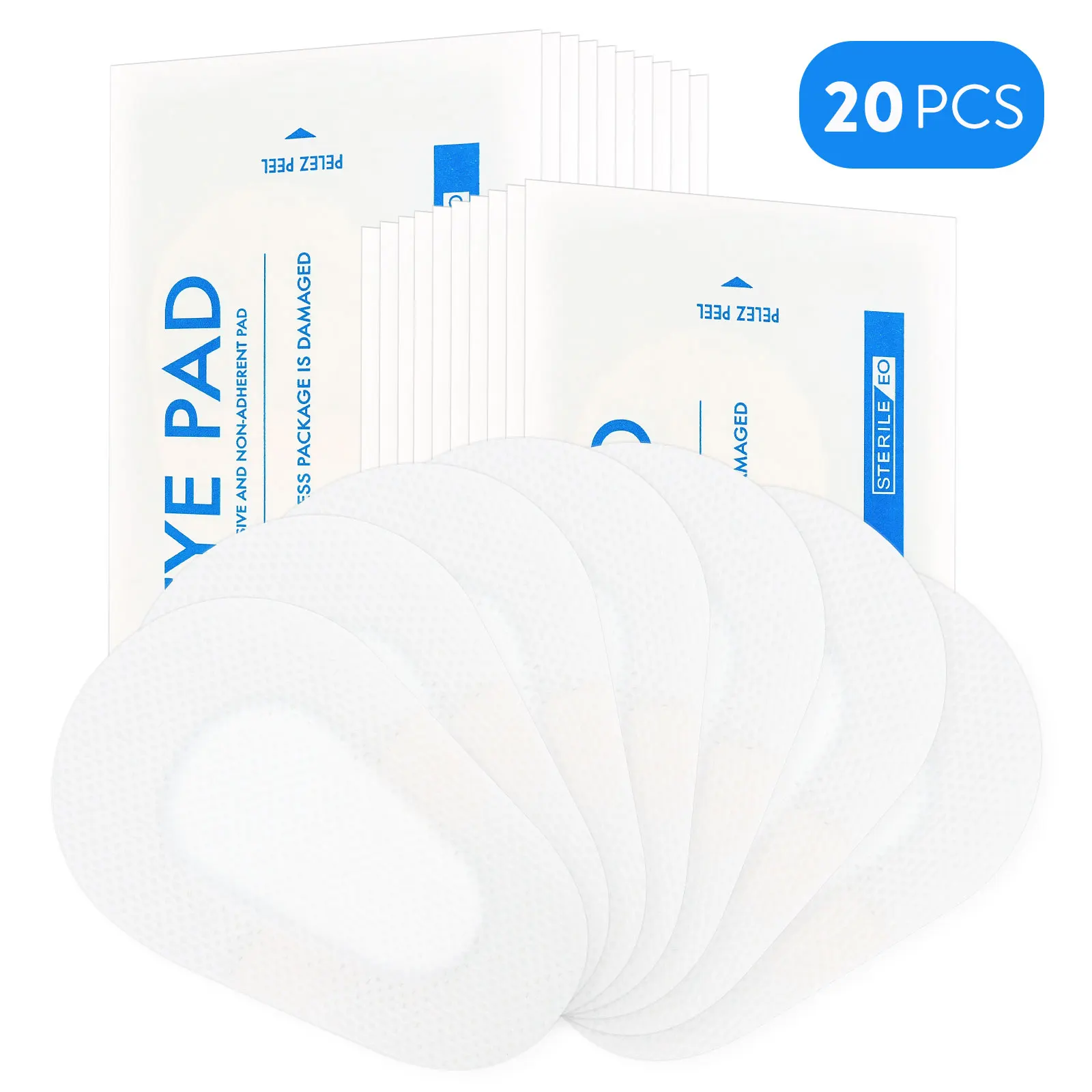 Eye Pads Wound Dressing Sterile Care For Patch Pad Dressings Children