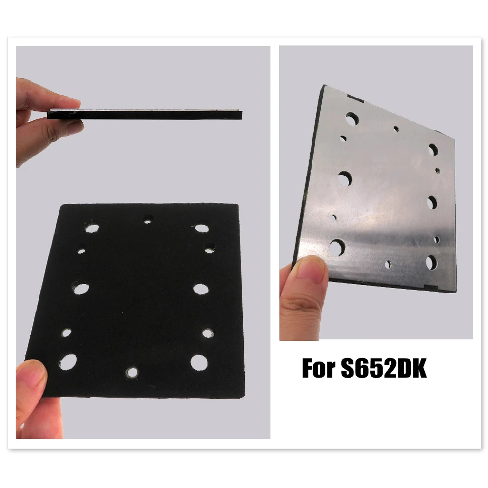 

2pcs Backing Pads 110*100mm For Polishing Wood Metal Artificial Stone S650D S652D S652DK S652DG 14000OPM Sander Power Tool Part