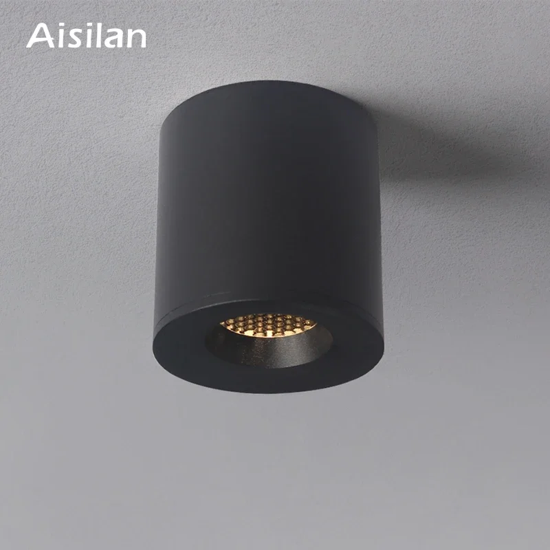 LED Downlight Recessed Ceiling Spotlight Ceiling Lamps Surface Mounted COB Chip Anti-glare for Living Room Corridor Foyer