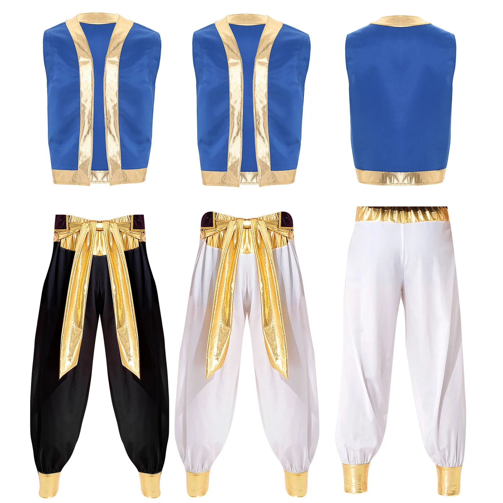 Men's Arabian Prince Costume,Full Prince Dress Up Cosplay