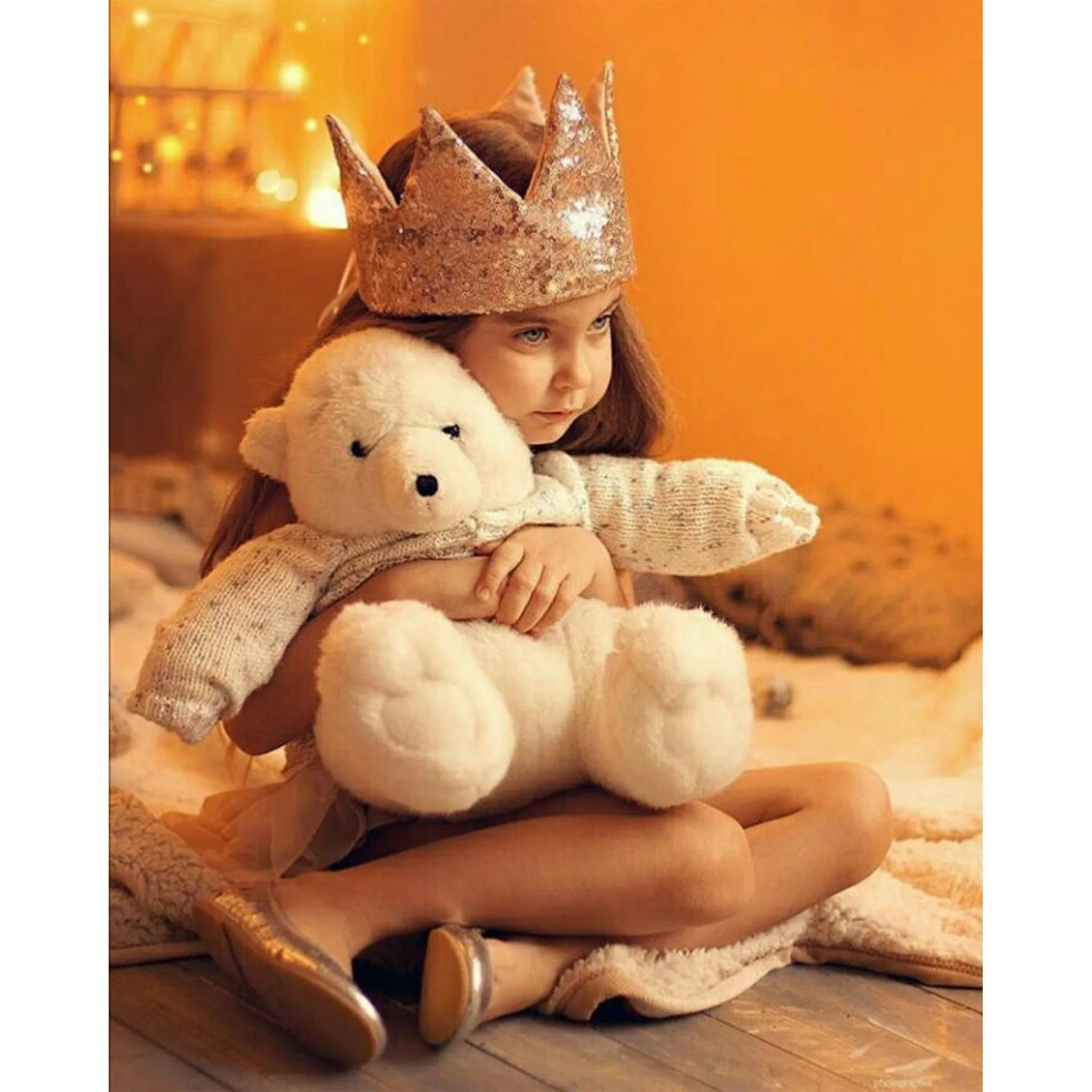 INS Baby Shower Girl Glitter Pink Crown Boy Birthday Party Headwear Stage Performance Headband Star Fairy Stick