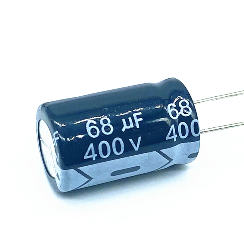 10pcs/lot Aluminum Electrolytic Capacitor 400v 68uf 400v68uf Low Esr/impedance High Frequency  Size 16*25 20%