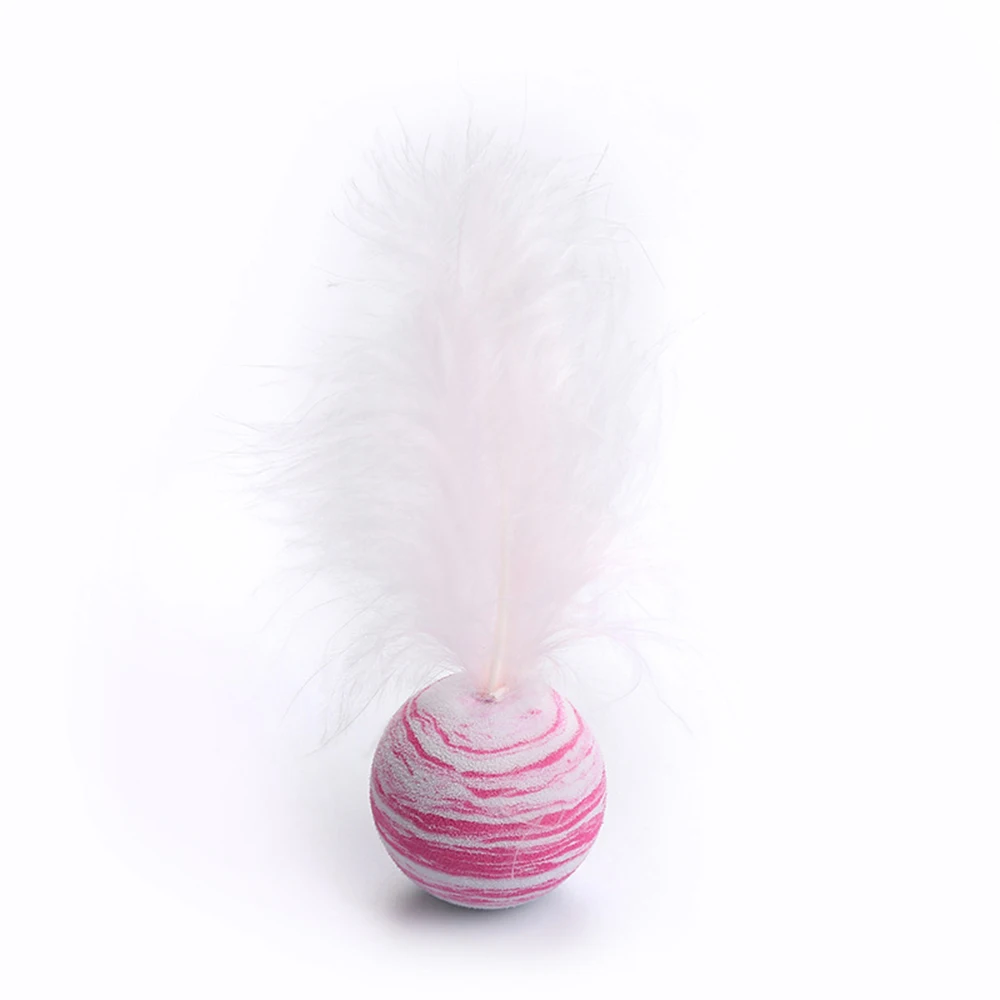 Title 9, Cat Toy Star Ball Plus Feather EVA Material Lig...
