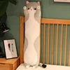 50/70/90 Funny Joy Cute Soft Long Cat Plush Toys Pause Office Nap Pillow Bed Sleep Home Decor Doll for Kids Girl Gift 5