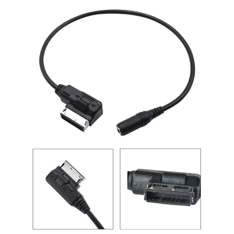 3.5mm Car Radio Stereo Music AMI to AUX Cable Adapter For W212 S212 W218 C300 A207 W207 W204 W221