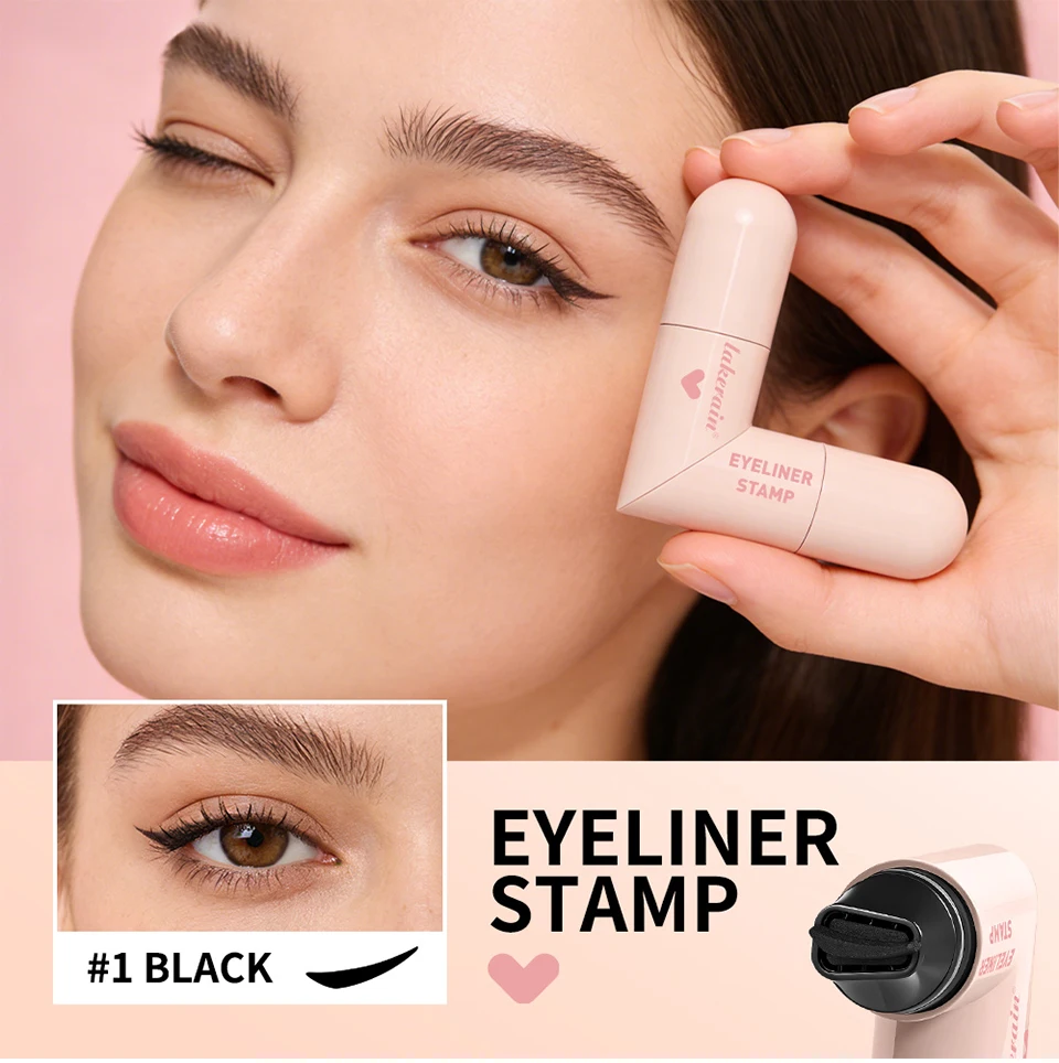 Lakerain Eyeliner Stamp Waterproof Fast Drying Precise Tip Liner_voghion.com
