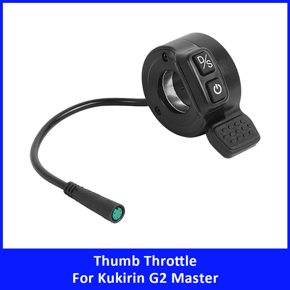 Waterproof Thumb Throttle with Speed Control and Dual Drive Switch