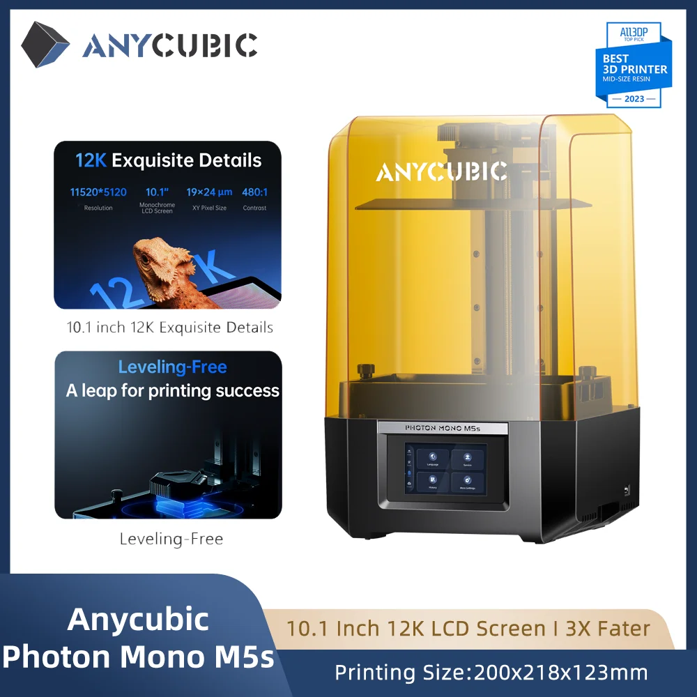 Anycubic Releases '12k' Photon Mono M5s - The most detailed 3D
