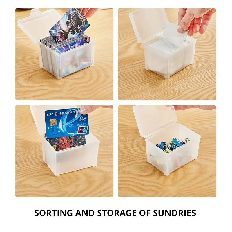Plastic Cards Cases Semi-Transparent Storage