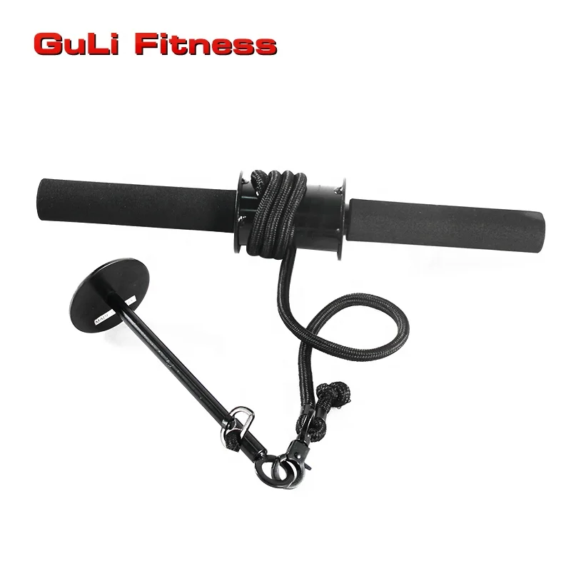Arm Training Wrist Blaster Forearm Wrist Roller for Weight Plates Workout Forearm Roller Exerciser and Blaster