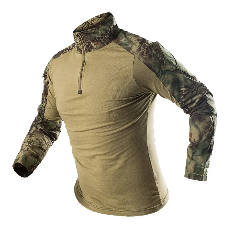 Army Tactical Shirt Man Shirt Military Combat Long Sleeve Men Hunting Cothes Camouflage Shirts Paintball T Shirts