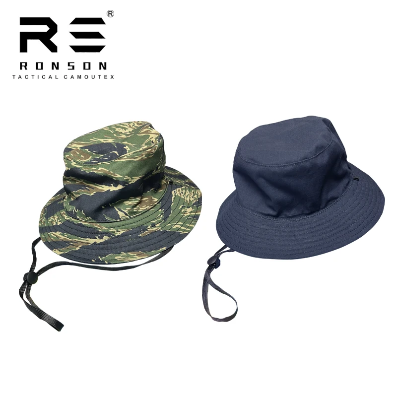 Outdoor Camouflage sun Cap Sunscreen summer Fisherman's Hat Blue Tiger Stripe Double Sided Camouflage German Spot Snow Camo