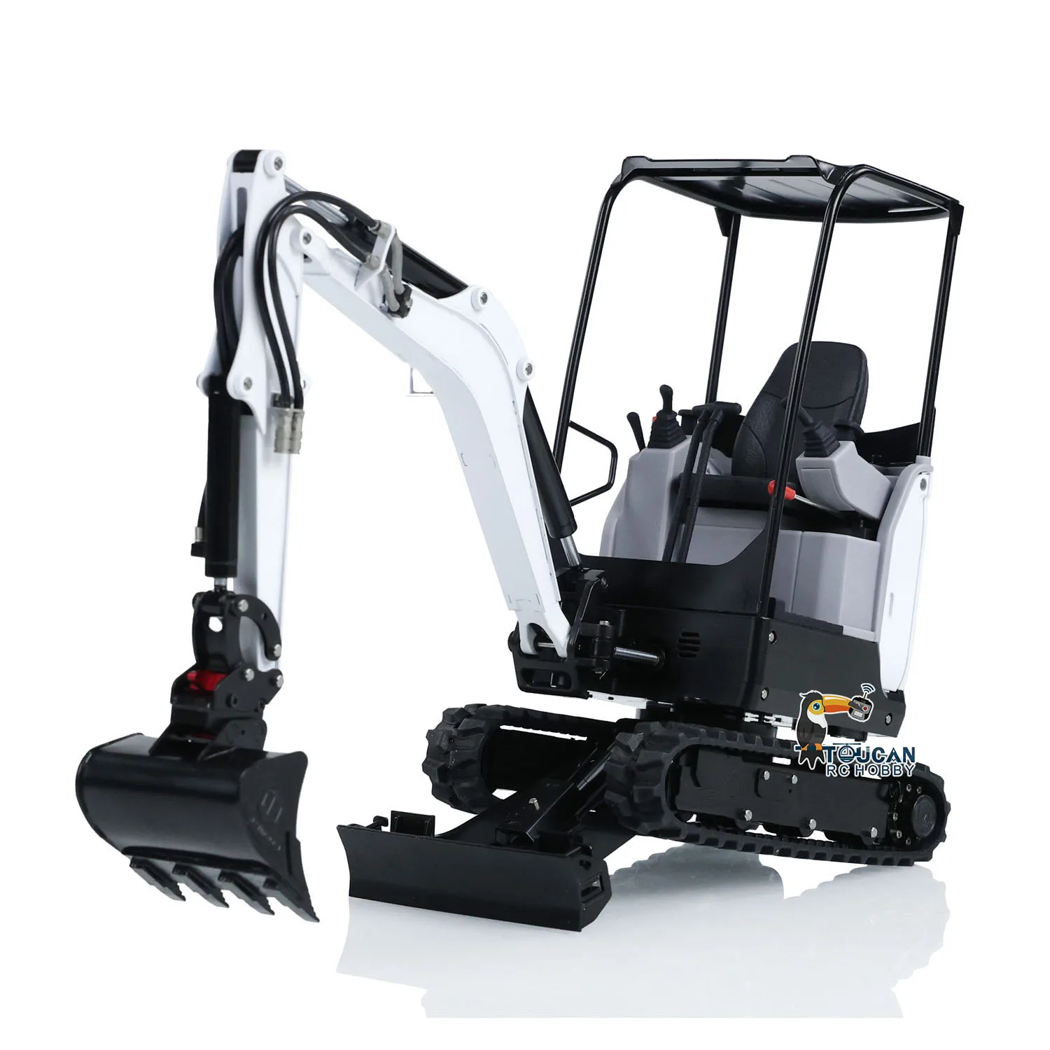 Toys Digger JXMODEL 1/14 Mini  RTR RC Excavator JX-E20 Hydraulic Machinery Model Radio Control Tracked Car Truck Construction 3