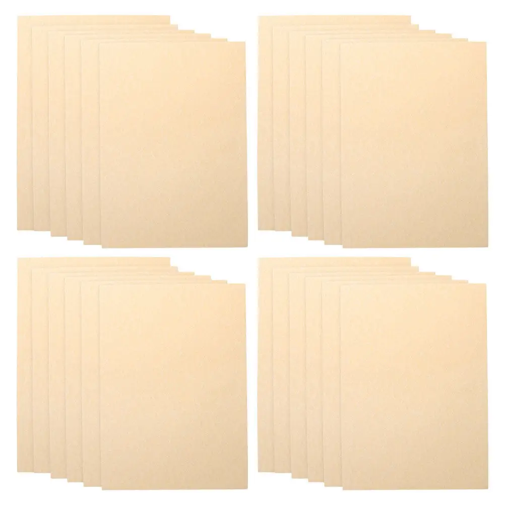 100Pcs B5 빈티지 빈 편지지 편지 쓰기를위한 향수를 불러일으키는 복고풍 문구 용지 손으로 그린 ??일러스트레이션 크리 에이 티브 노트