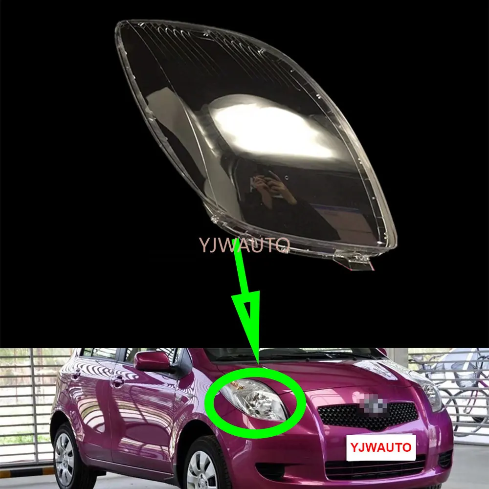 Lente de faro para Toyota Yaris 2008 ~ 2011, cubierta de Faro, luces coche, carcasa de cristal de repuesto - AliExpress Automóviles y motocicletas