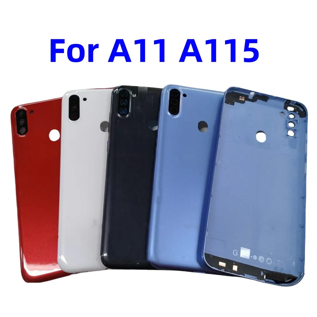 

Задняя крышка, Сменное стекло для Samsung Galaxy A11 A01 A01core SM-A015 A013 A115F/DS, крышка аккумулятора, задняя крышка корпуса