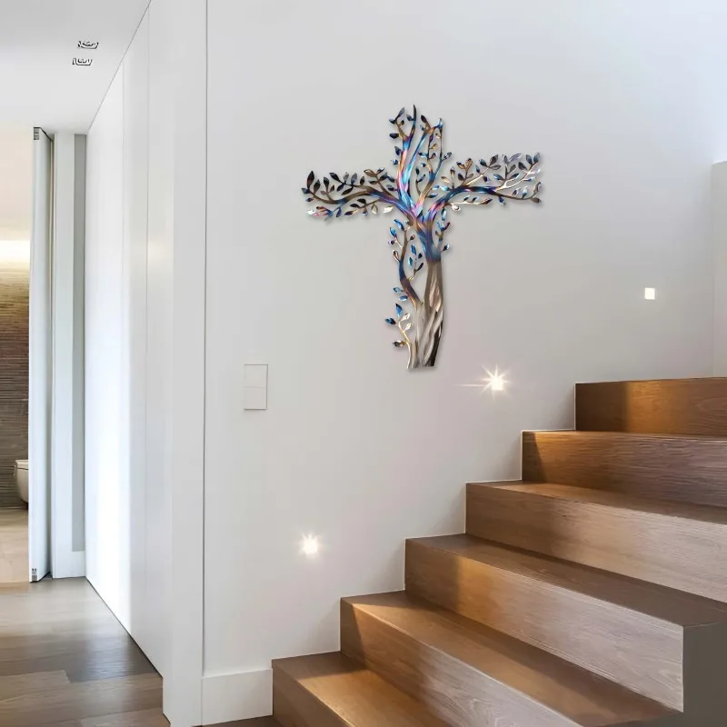 Metal Foil Grape Vine Olive Leaf Headboard Decoration Classic Bright Style Suitable for Living Room Outdoor