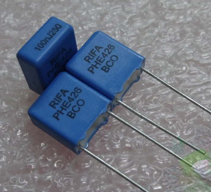 

10 шт., медные конденсаторы RIFA PHE426 0,1 uf/250v 100nf u1 104, шаг 7,5 мм