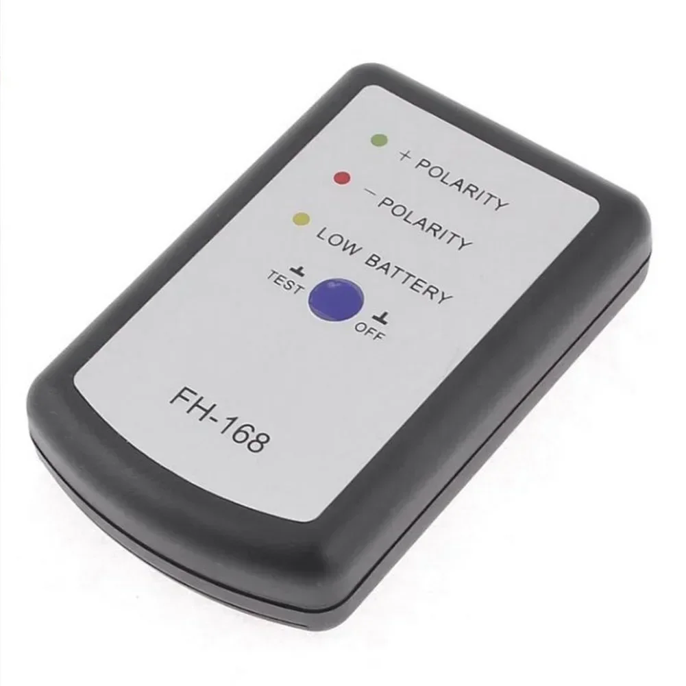 Black Speaker Polarity Tester Automotive Phase Meter Professional Car Speaker Phase Checking Tool Positive/Negative Meter