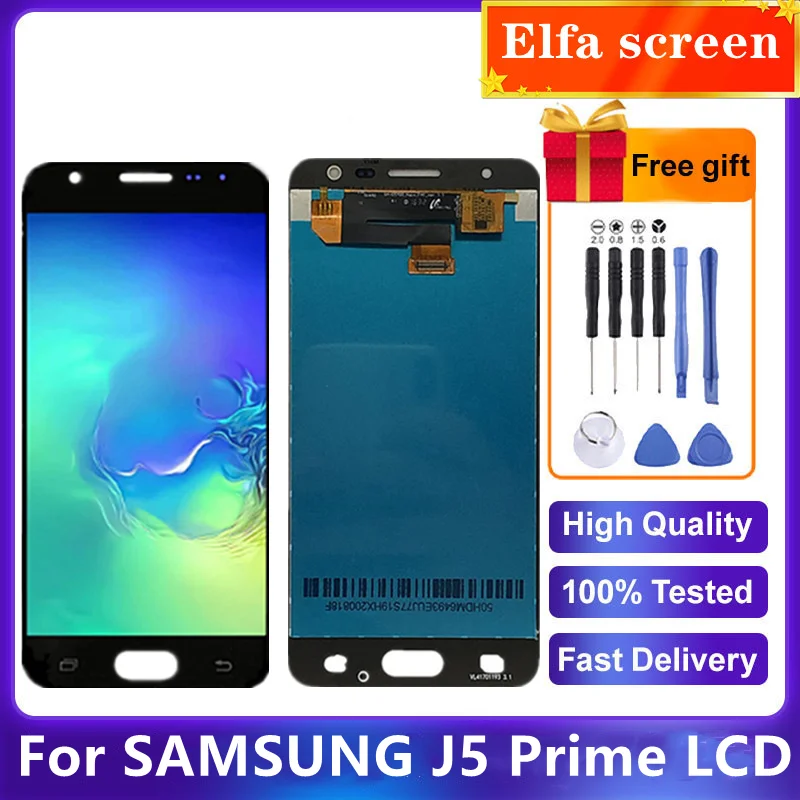 ЖК-дисплей для SAMSUNG J5 Prime G570/G570F/G570M, дисплей 5,0 дюйма, сенсорный экран для SAMSUNG GALAXY J5 Prime, ЖК-дисплей в сборе, оригинал