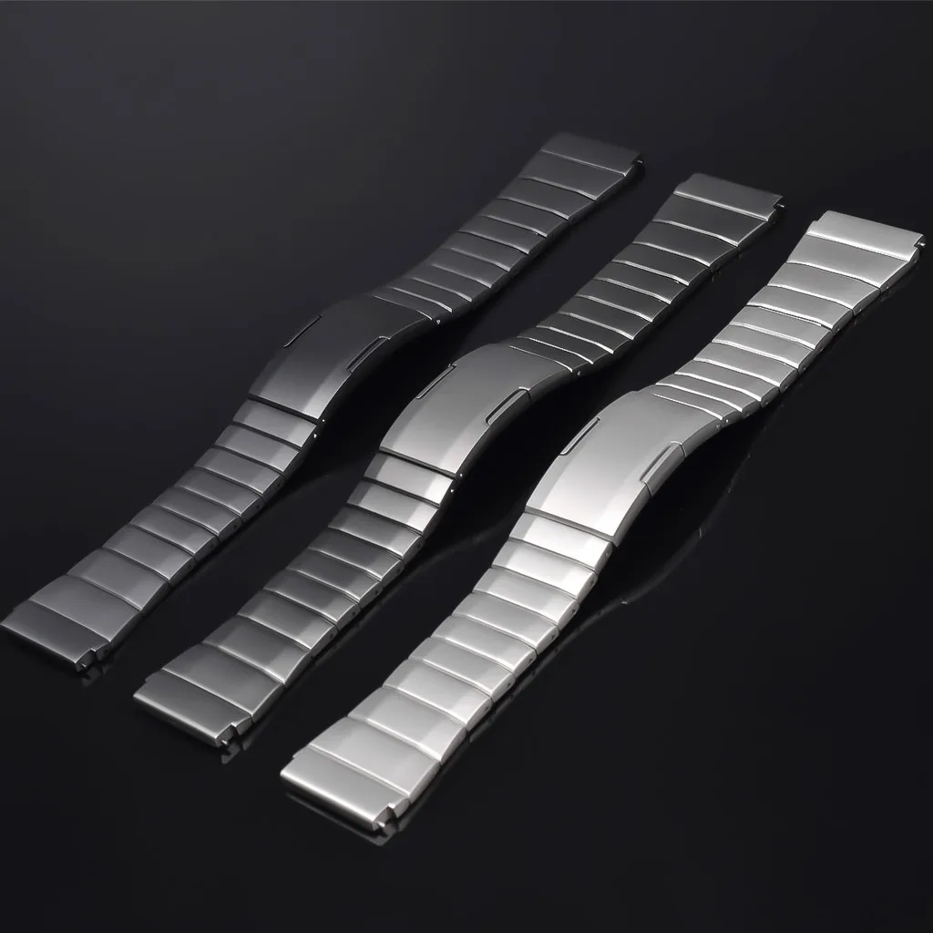 Enhanced Titanium Alloy Metal Strap - No Gap Quick-Release Design