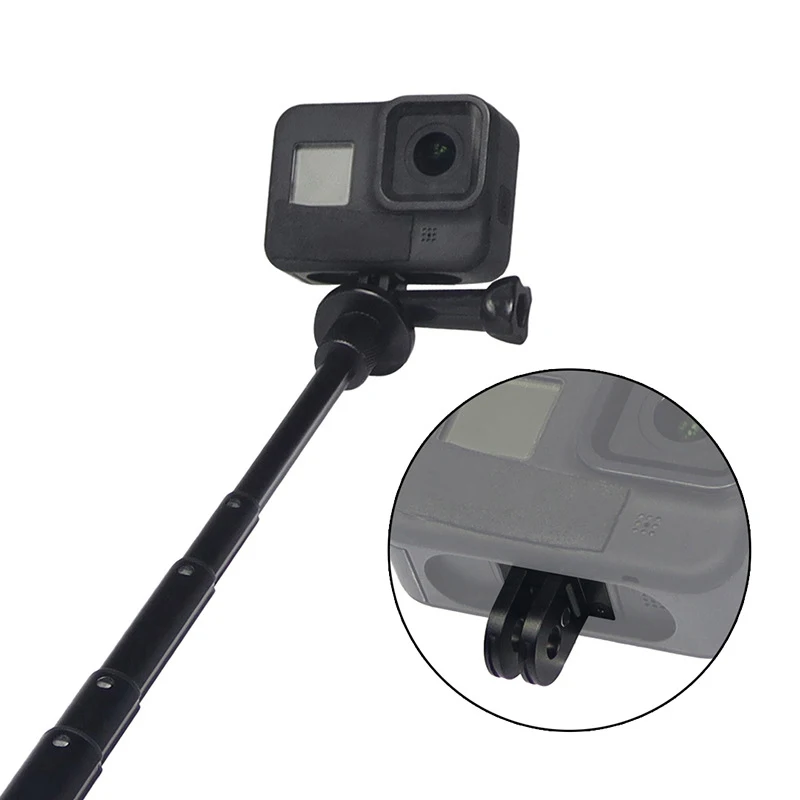 GoPro Hero 용 금속 삼각대 마운트 어댑터 13 12 11 10 9 마운트베이스 액션 카메라 1/4 ''홀 삼각대 모노 포드 어댑터 액세서리