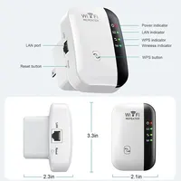 Répéteur WiFi sans fil, amplificateur de signal arc-en-ciel, rehausseur de réseau, routeur domestique EU et US, 300m à travers le mur, chambre à coucher, recevoir des mouvements 5