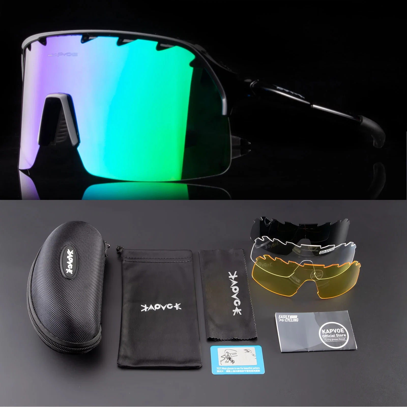 2022 Polarized Ski Goggles UV400 Snowboard Sunglasses Outdoor Winter Sports Glasses 5