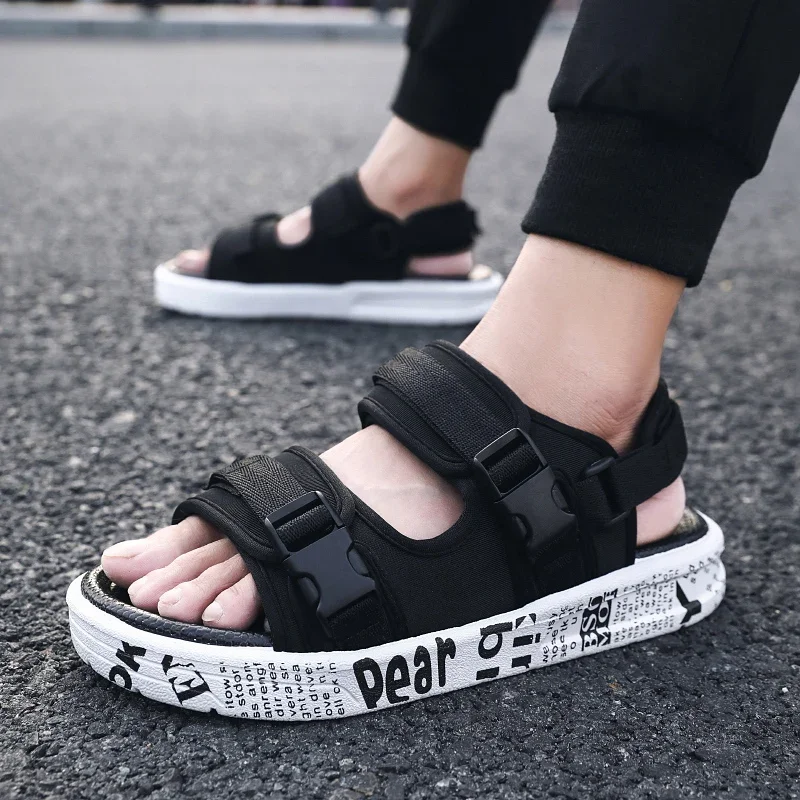 

Slippers Men's Home 2024 Casual Sandal Hard-wearing Popular Model Fashionable Slipper Men Anti-slip Personality Male Footwear