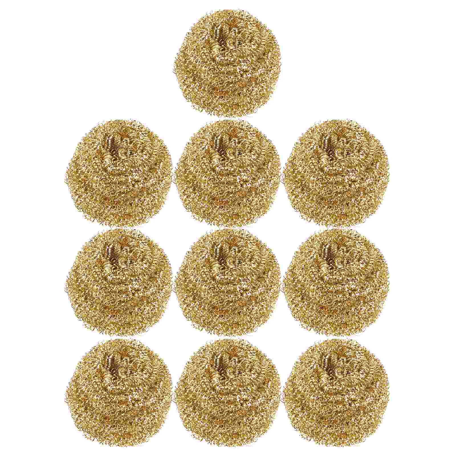 

10 Pcs Sponge Soldering Iron Tip Cleaner Cleaning Ball Wire for Irons Brass Kit