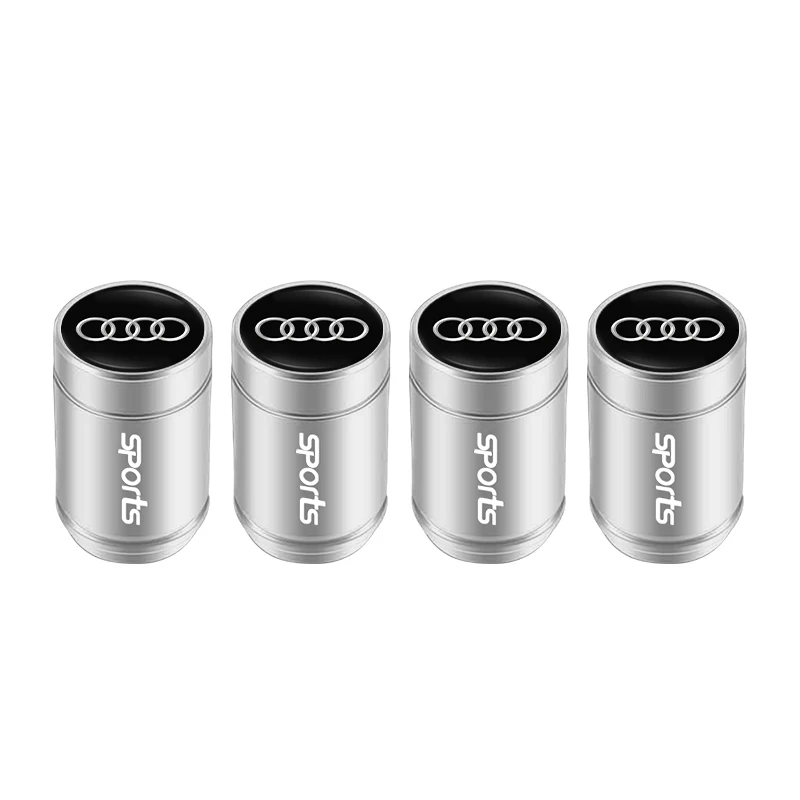 Sleek 4-Piece Car Wheel Tire Valve Caps Set - Premium Auto Accessories