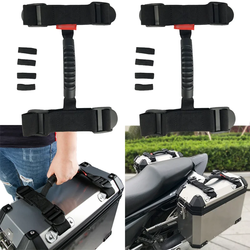 

2Pcs Motorcycle Side handle Universal Motorcycle Rope Handle for Aluminum Alloy Side Box Replacement for BMW R1200GS LC ADV