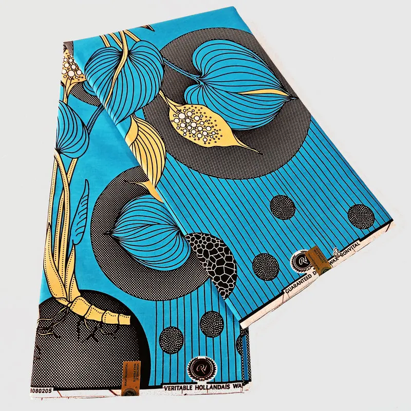 Item E2-3 Choose fashion design wax block prints fabric 6 yards