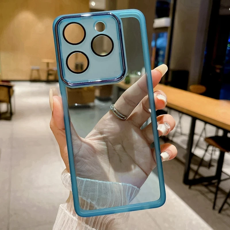 thumbnail image 1 of Fashion Soft Clear Phone Case Infinix Smart 8 Zero 30 4G Hot 30 40 Pro 40i X6731B X6525 X6836 X6837 Camera Lens Protective Cover, 1 of 5