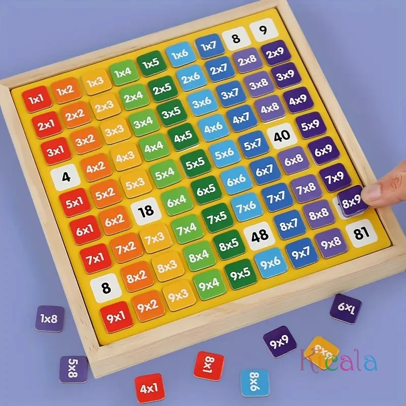 Multiplication magnetic Board for Children Cognitive Math toy for Kids Educational Cognitive Toy Early Montessori Toys